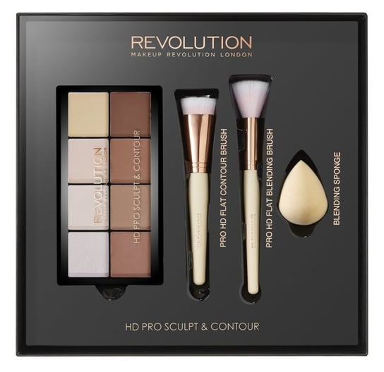 Makeup Revolution, HD Pro Sculpt & Contour, zestaw, 4 szt. Makeup Revolution