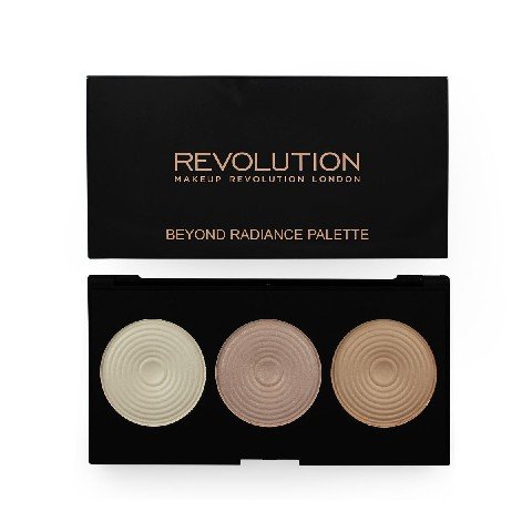 Makeup Revolution, Highlighter Palette, paleta rozświetlaczy Beyond Radiance, 15 g Makeup Revolution