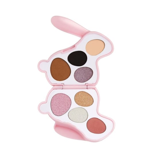 Makeup Revolution, I Heart Revolution, Bunny, paletka cieni do powiek Blossom - królik różowy Makeup Revolution