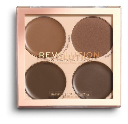 Makeup Revolution, Matte Base Concealer Kit, Paleta korektorów pod oczy C13-C16, 8 g Makeup Revolution