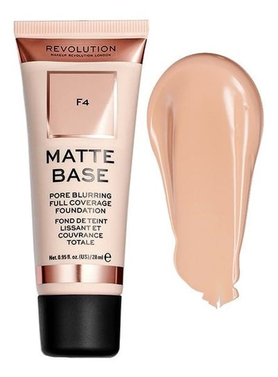 Makeup Revolution, Matte Base, podkład matujący F4, 28 ml Makeup Revolution