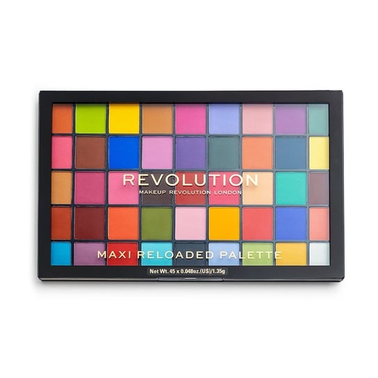 Makeup Revolution, Maxi Reloaded Palette, paleta cieni do powiek Monster Mattes Makeup Revolution