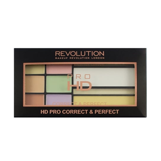 Makeup Revolution, Pro HD Correct & Perfect Palette, zestaw do korygowania niedoskonałości twarzy, 16,5 g Makeup Revolution