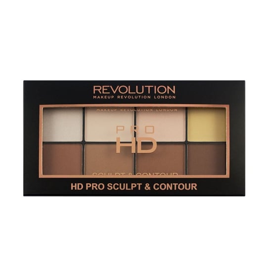 Makeup Revolution, Pro HD Sculpt & Contour Palette, Zestaw kosmetyków do makijażu, 8 szt. Makeup Revolution