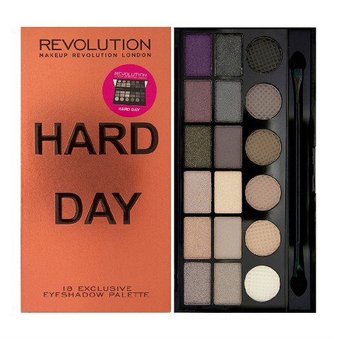 Makeup Revolution, Salvation Palette, paleta cieni do powiek Hard Day, 13g Makeup Revolution
