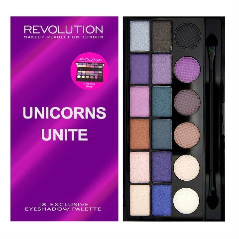 Makeup Revolution, Salvation Palette, paleta cieni do powiek Unicorns Unite, 13 g Makeup Revolution