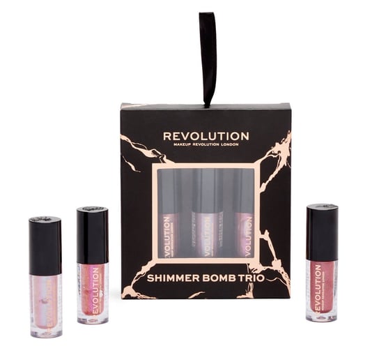 Makeup Revolution, Shimmer Bomb Trio, Zestaw kosmetyków, 3 szt. Makeup Revolution