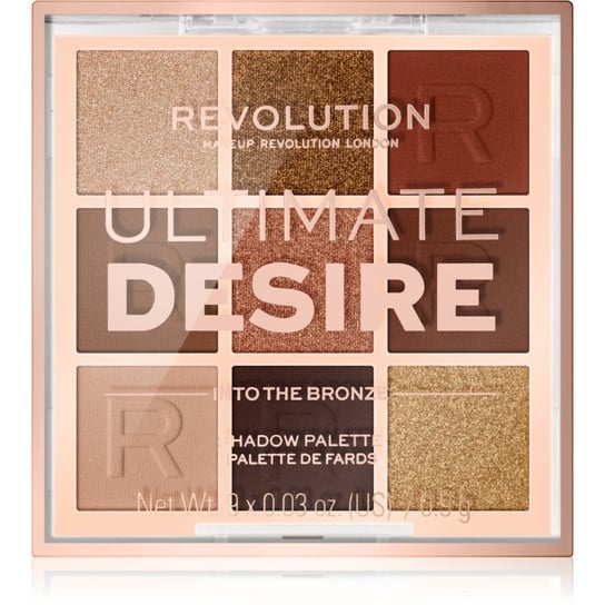 Makeup Revolution, Ultimate Desire paleta cieni do powiek odcień Into The Bronze 8,1 g Makeup Revolution