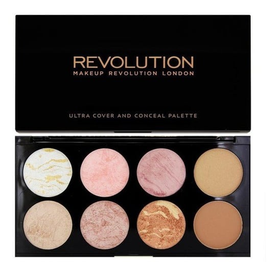 Makeup Revolution, Ultra Blush Golden Sugar, Zestaw kosmetyków do makijażu do makijażu,  8 szt. Makeup Revolution