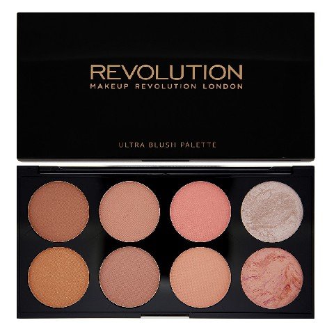 Makeup Revolution, Ultra Blush Palette, paleta róży do policzków Hot Spice, 13 g Makeup Revolution