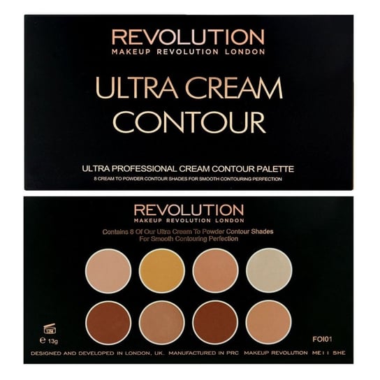 Makeup Revolution, Ultra Cream Contour Palette, zestaw do modelowania twarzy, 13 g Makeup Revolution