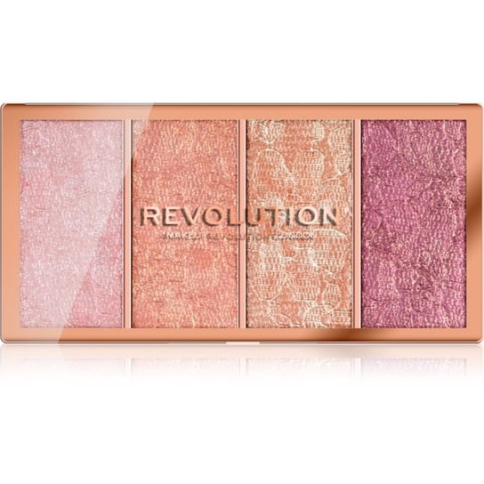 Makeup Revolution, Vintage Lace paleta róży 4 x 5 g Makeup Revolution