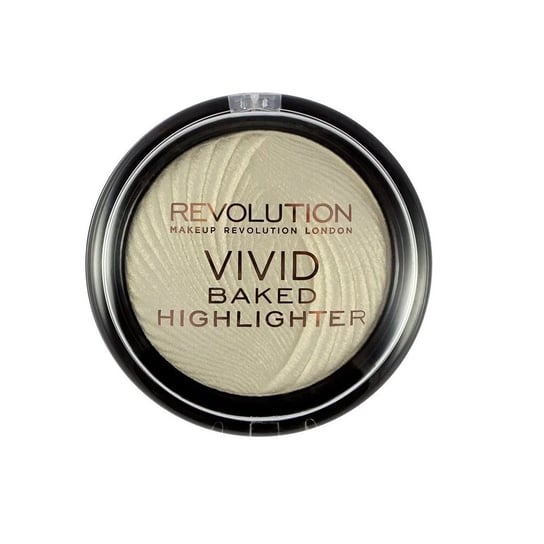 Makeup Revolution, Vivid Baked Highlighter, rozświetlacz do twarzy Golden Lights, 7,5 g Makeup Revolution