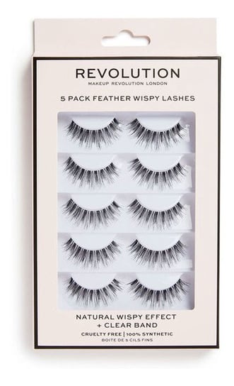 Makeup Revolution, Wispy Lashes, sztuczne rzęsy, 5 par Makeup Revolution