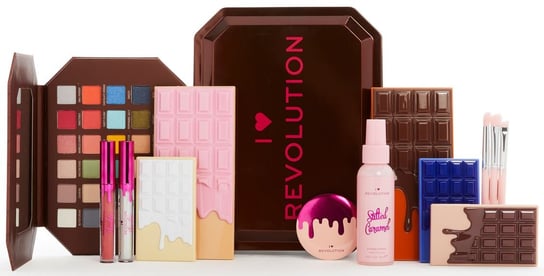 Makeup Revolution, zestaw do makijażu, The Chocolate Vault Tin Makeup Revolution