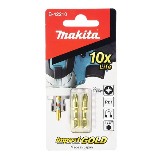 Makita B-42210 Zestaw Bitów Pz1 2Szt. 30mm MAKITA