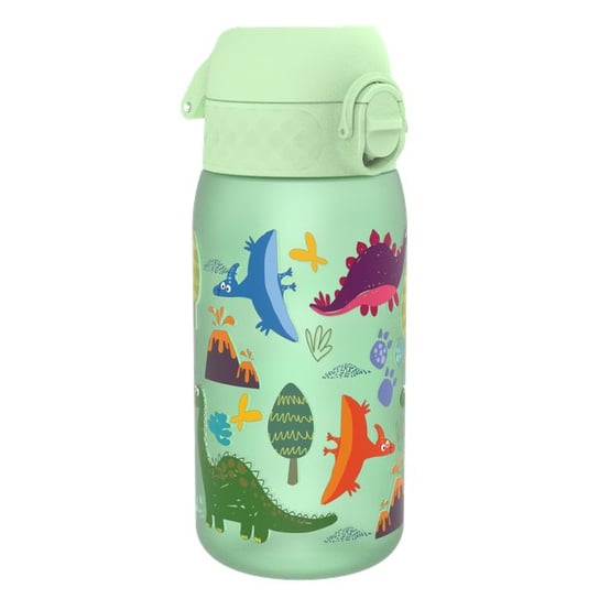 Mała butelka na wodę Ion8 350 ml Dinozaury Żółta ION8