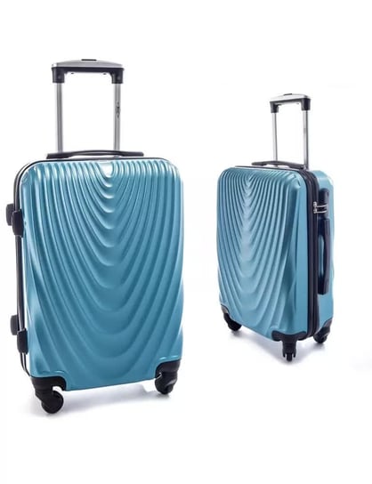 Mała kabinowa walizka PELLUCCI RGL 663 S Metaliczno niebiesky PELLUCCI