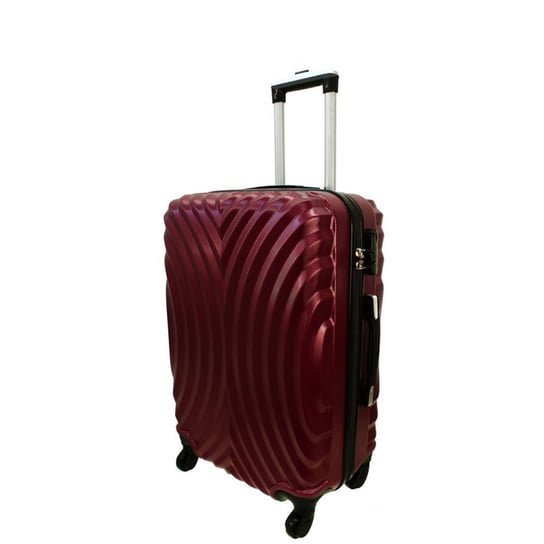 Mała kabinowa walizka PELLUCCI RGL 760 S Bordowa - Bordowy PELLUCCI