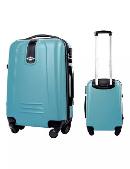 Mała kabinowa walizka PELLUCCI RGL 910 S Metaliczno niebieska PELLUCCI