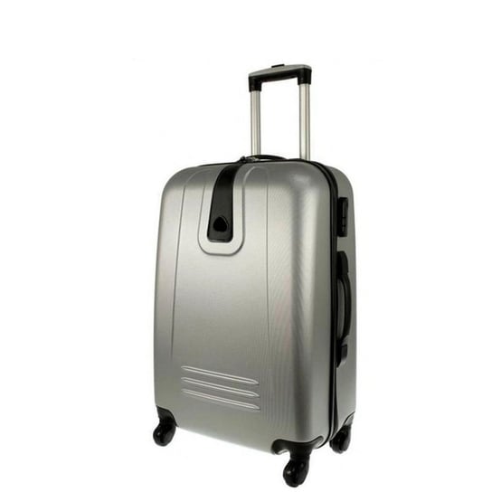 Mała kabinowa walizka PELLUCCI RGL 910 S Srebrna - srebrny PELLUCCI