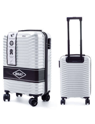 Mała kabinowa walizka PELLUCCI RGL PC1 S Biała KEMER