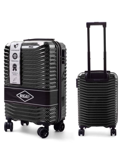 Mała kabinowa walizka PELLUCCI RGL PC1 S Czarna KEMER