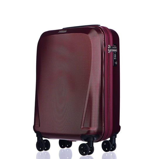 Mała kabinowa walizka PUCCINI LONDON PC019C+ 3 Czerwona PUCCINI