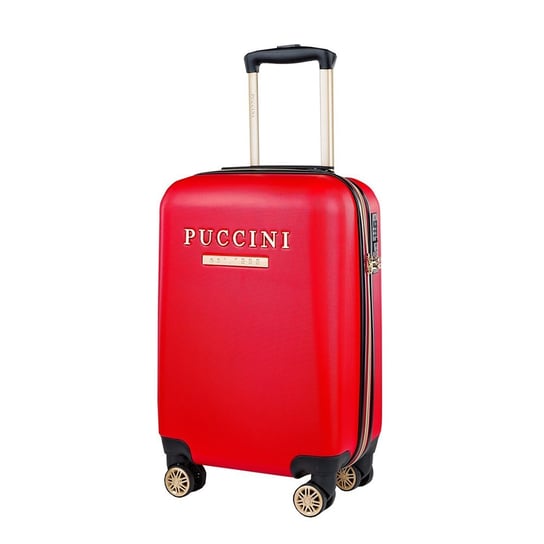 Mała kabinowa walizka PUCCINI LOS ANGELES ABS017C 3 Czerwona Inna marka