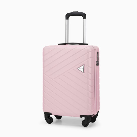 Mała kabinowa walizka PUCCINI MALAGA ABS027C 3C Różowa PUCCINI