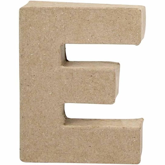 Mała litera "E", Papier Mache, 10 cm Creativ Company