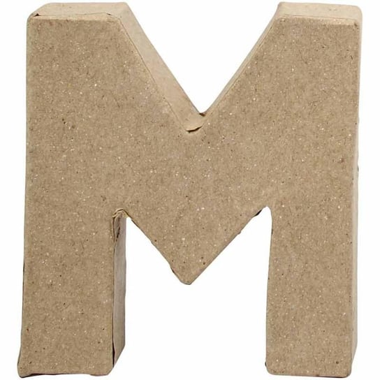 Mała litera "M", Papier Mache, 10 cm Creativ Company