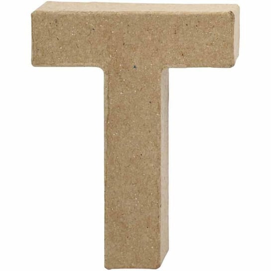 Mała litera "T", Papier Mache, 10 cm Creativ Company