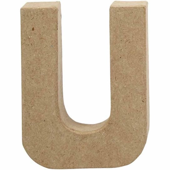 Mała litera "U", Papier Mache, 10 cm Creativ Company