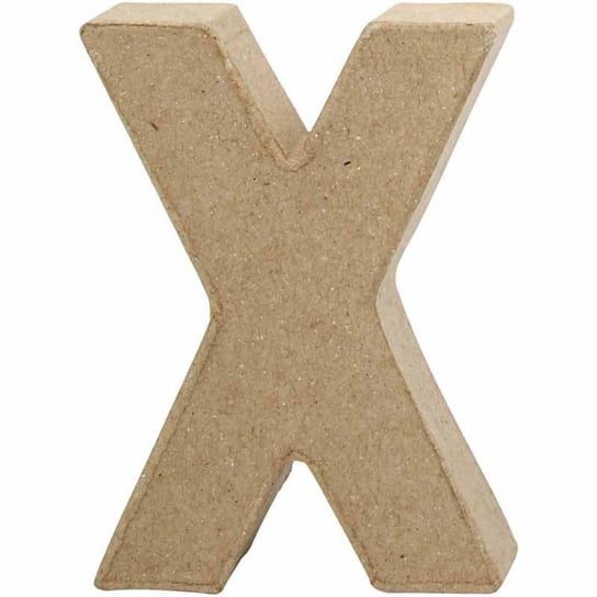 Mała litera "X", Papier Mache, 10 cm Creativ Company