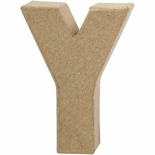 Mała litera "Y", Papier Mache, 10 cm Creativ Company