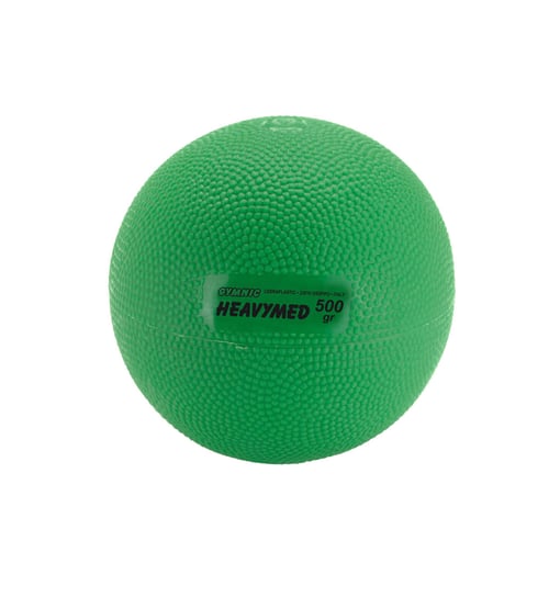 Mała piłka lekarska Heavymed GYMNIC 0,5 kg - zielona Gymnic