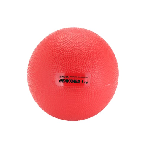 Mała piłka lekarska Heavymed GYMNIC 1 kg - czerwona Gymnic