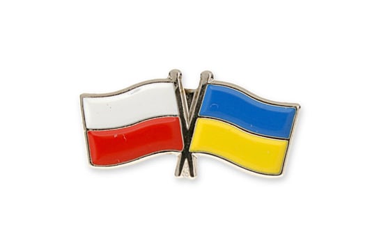 Mała Przypinka Z Flagami Polski Ukrainy Jubileo