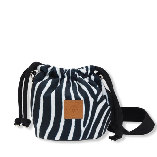 Mała torebka Mili Bucket Bag - zebra Militu