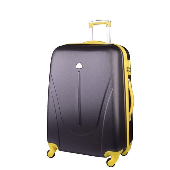 Mała walizka kabinowa PELLUCCI RGL 883 S Szaro Żółta PELLUCCI