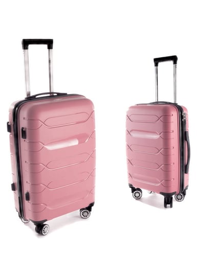 Mała walizka kabinowa PELLUCCI RGL PP2 S Różowa PELLUCCI