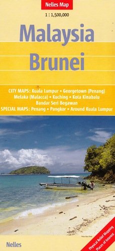Malaysia, Brunei. Mapa 1:1 500 000 Opracowanie zbiorowe