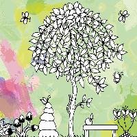 Malbuch Erwachsene Entspannung: The Life of Trees Wirth Lisa