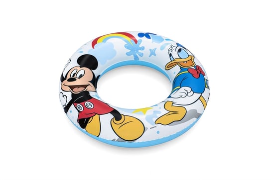 Małe Kółko koło dmuchane MYSZKA MIKI Mickey 56cm do wody pływania dziecięce Bestway PakaNiemowlaka