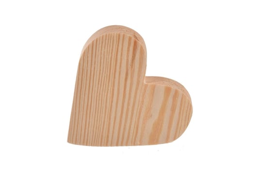 Małe serce drewniane 10,5x10,5x2,5cm skrzynkizdrewna