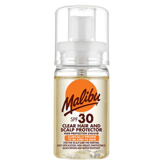 Malibu, Clear Hair & Scalp Protector SPF30, Krem przeciwsłoneczny, 50ml Malibu