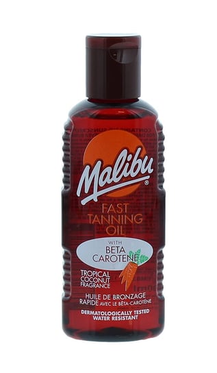 Malibu, Fast Tanning Oil, Olejek Do Szybkiego Opalania, 100ml Malibu
