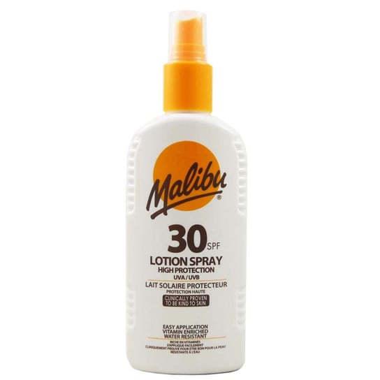 Malibu, Protective Lotion, Wodoodporny balsam do ciała SPF30, 200 ml Malibu