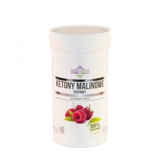 MALINA EKSTRAKT (KETONY) (500 mg) Suplement diety, 60 kaps. - SOUL FARM Inna marka